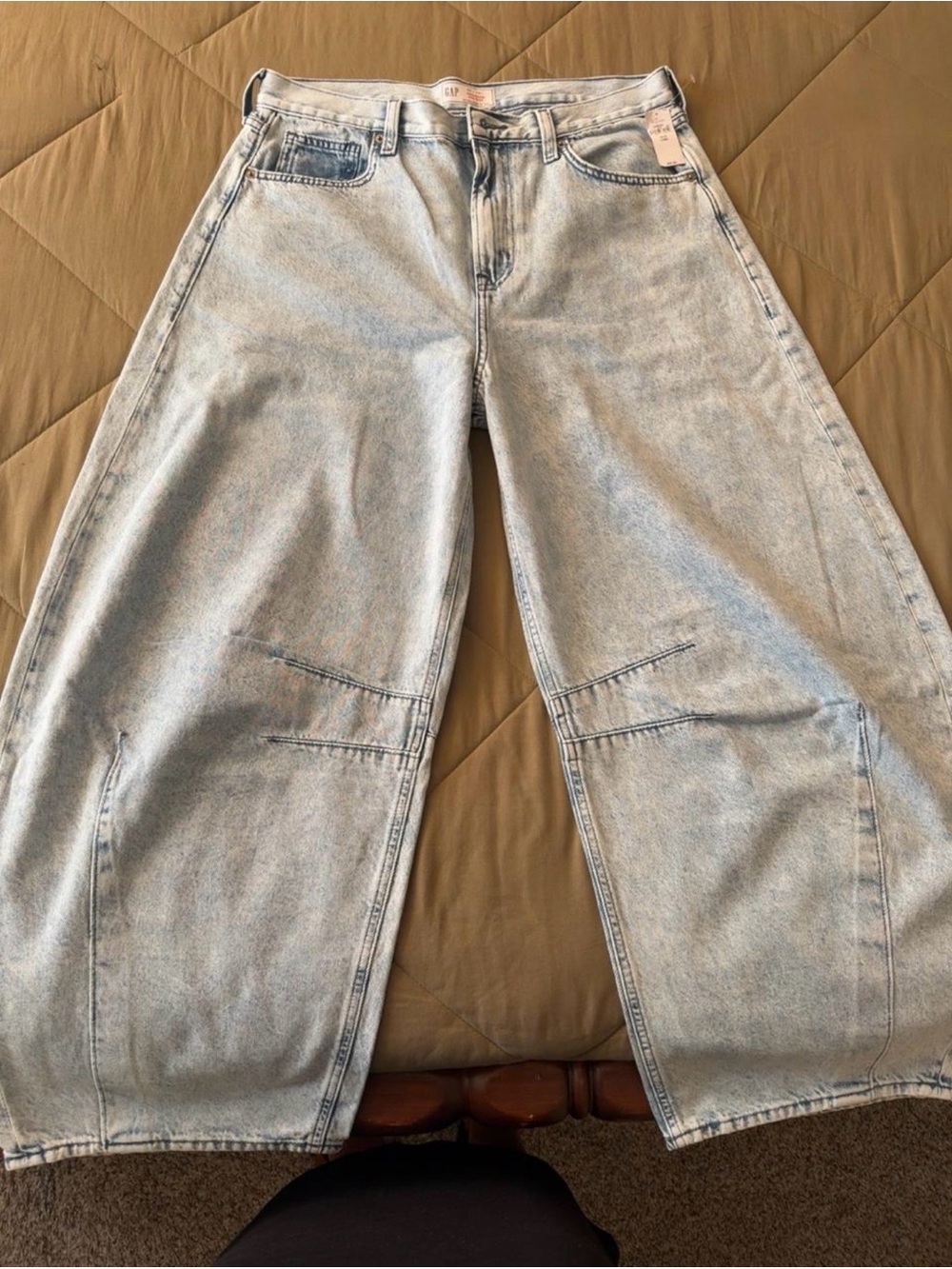 GAP Light Blue Wide Leg High-Rise Jeans
